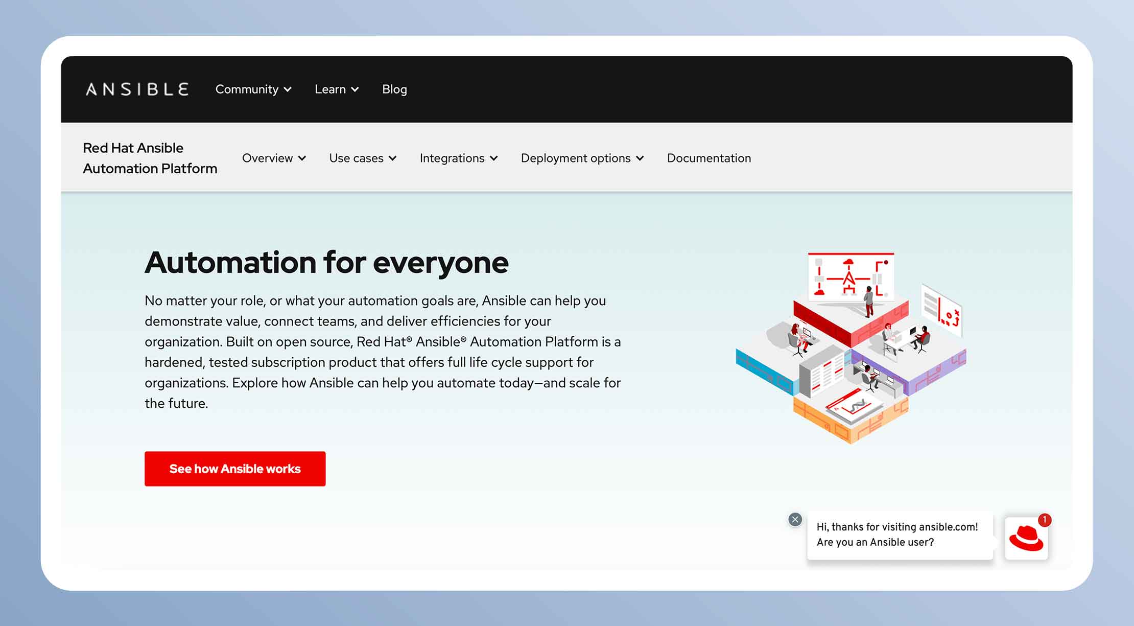 An illustration depicting a laptop with a rocket launching in front of it, surrounded by software deployment icons.